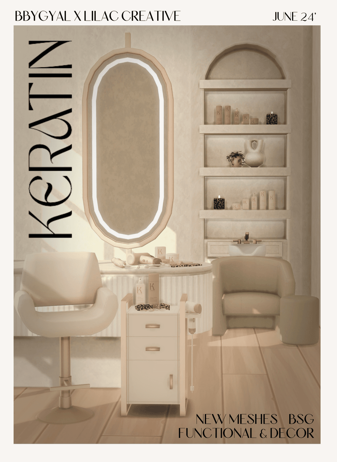 Скриншот мода Набор для салона красоты KERATIN Collection